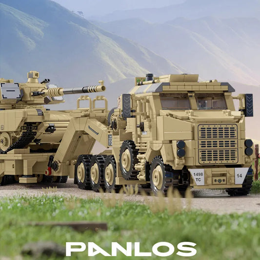 Military Tech MOC M1070 Armored Vehicle Bricks Toy