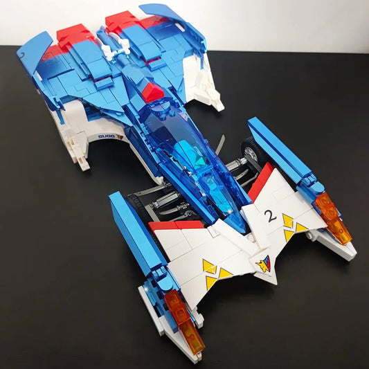 Tech MOC F1 SF 03 Formula One Racing Car Bricks Toy