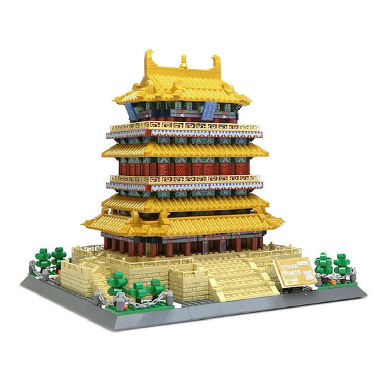 Creator Expert MOC China Stork Tower Bricks Toy