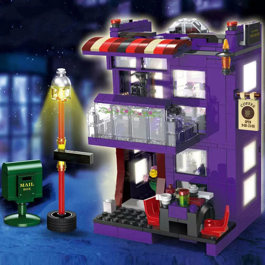Harry Potter MOC Magic Diagon Pub Bricks Toys