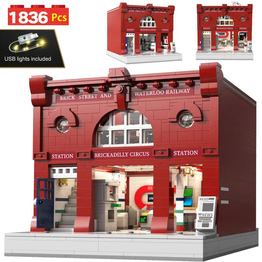 Creator Expert MOC London Underground Bricks Toy