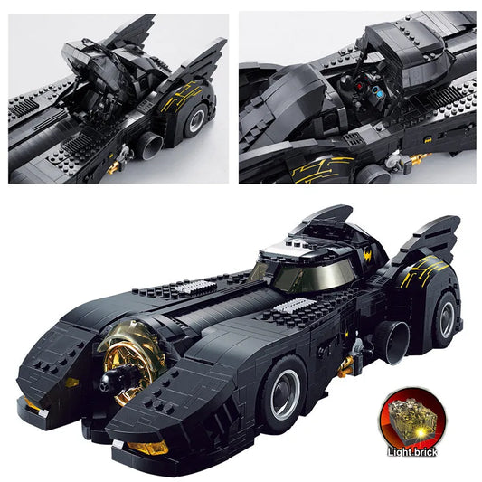 MOC Batman Movie UCS Batmobile Car Bricks Toy