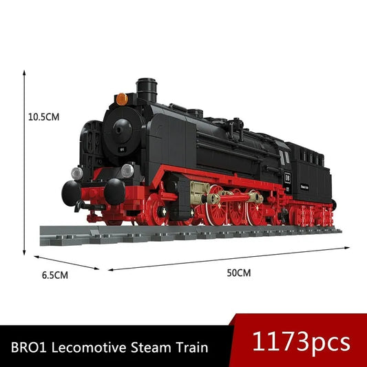 Creator Expert BR01 Steam Train Locomotive Bricks Toy EU