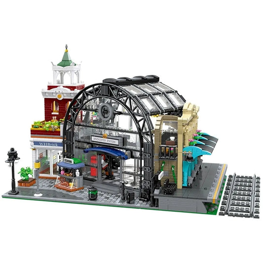 Creator Expert The MOC Train Station Meeting Point Bricks Toys
