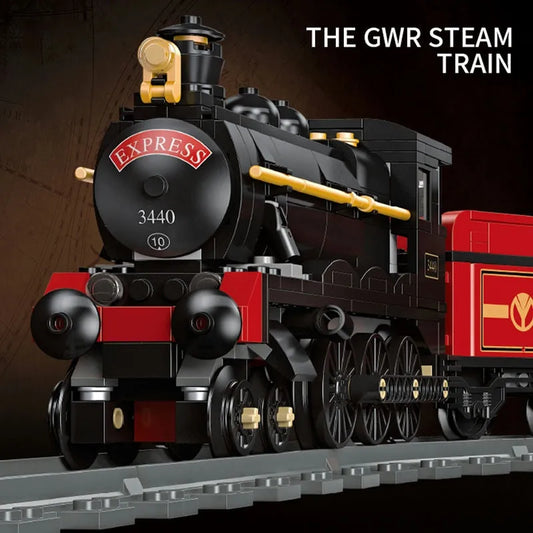Expert MOC GWR Steam Locomotive Train Bricks Toy 59002