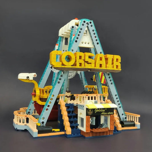 Idea MOC Underwater Corsair Ship Bricks Toys 37401