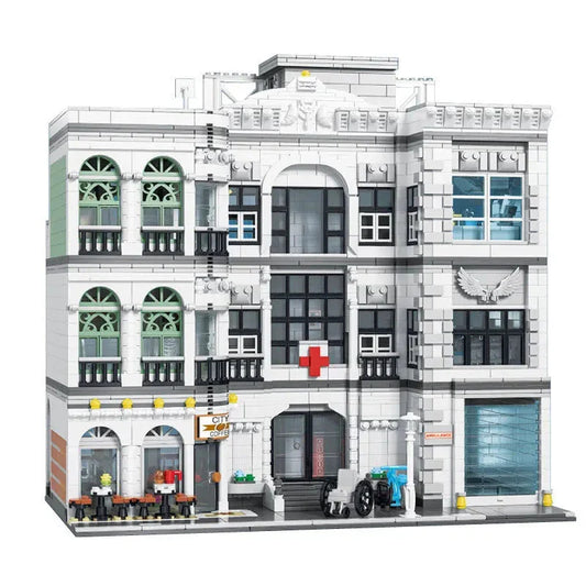Creator MOC Expert City Hospital Bricks Toys