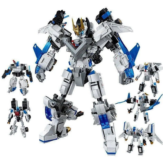 MOC Deformation Wind Blade Mech Robot Bricks Toys
