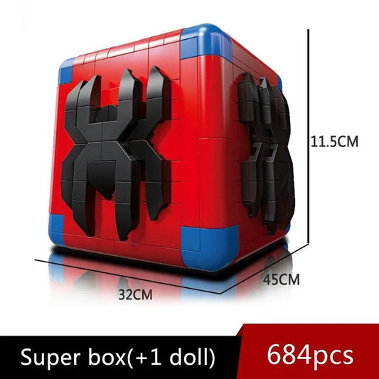 MOC Ideas Expert Spider Mecha Box Bricks Kids Toys