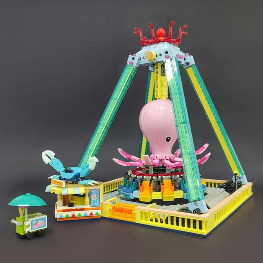 MOC Underwater Octopus Tornado Bricks Toys 37402