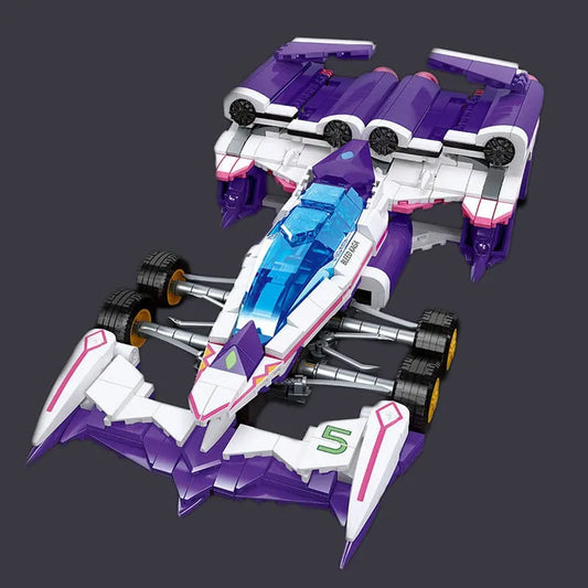 Tech MOC Expert Ogre F1 Concept Racing Car Bricks Toy
