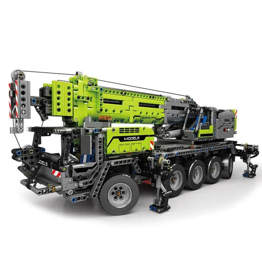 MOC 17035 Tech RC Mobile Lifting Crane Truck Bricks Toy