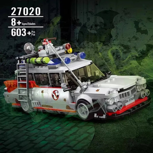 MOC 27020 Mini Famous Ghost Bus Car Kids Bricks Toy