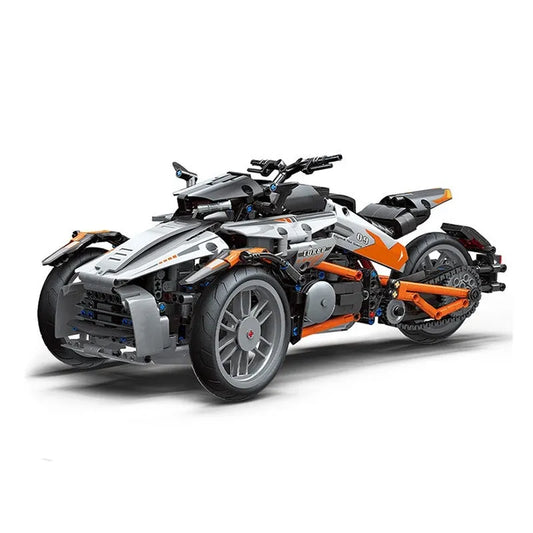 MOC RC APP Spyder Motorcycle Bike Car Bricks Toy