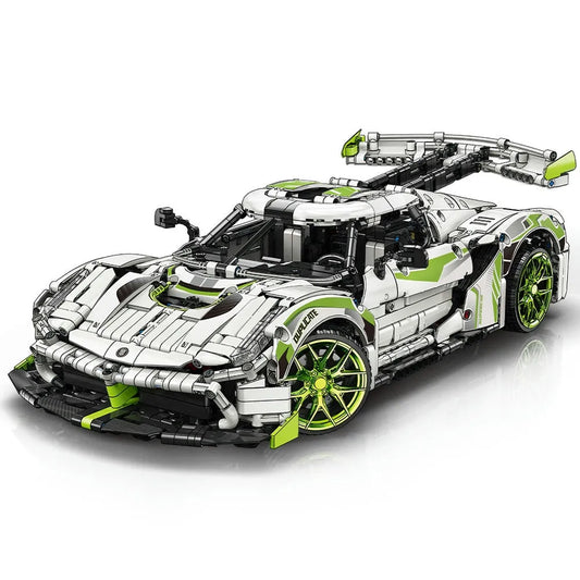 Tech MOC Asphalt Drag Racing Sports Car Bricks Toy 88023