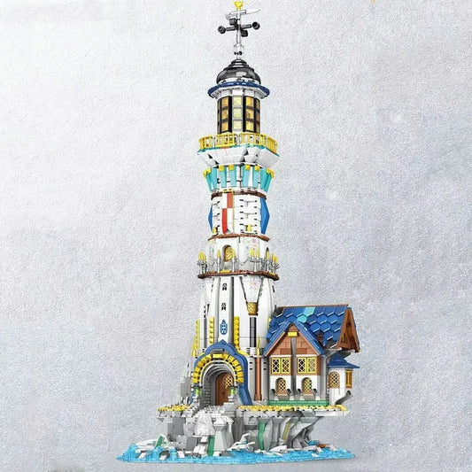 Creator Expert MOC Medieval Town City Lighthouse Bricks Toy