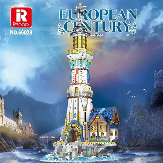 Creator Expert MOC Medieval Town City Lighthouse Bricks Toy