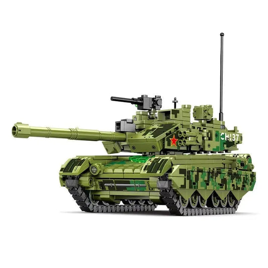 MOC Military WW2 Type 99A Main Battle Tank Bricks Toys