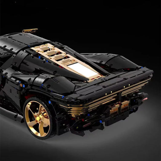 MOC Tech Ferrari Daytona SP3 Supercar Bricks Toys 006-2
