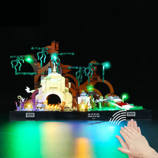 LED Light Kit For Star Wars 75330 Training Diorama