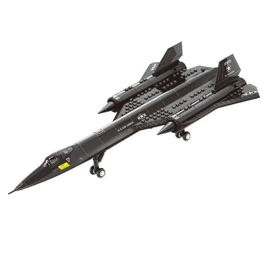 Military MOC SR-71 Blackbird Aircraft Bricks Toys 14186