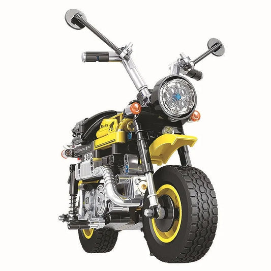 MOC Mini Motorbike Motorcycle Bricks Kids Toys 7071