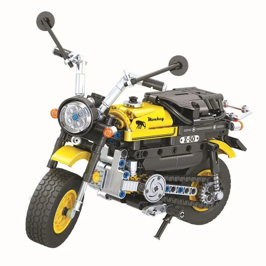 MOC Mini Motorbike Motorcycle Bricks Kids Toys 7071