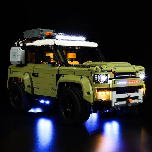 LED Light Kit For 42110 Technic Defender Car